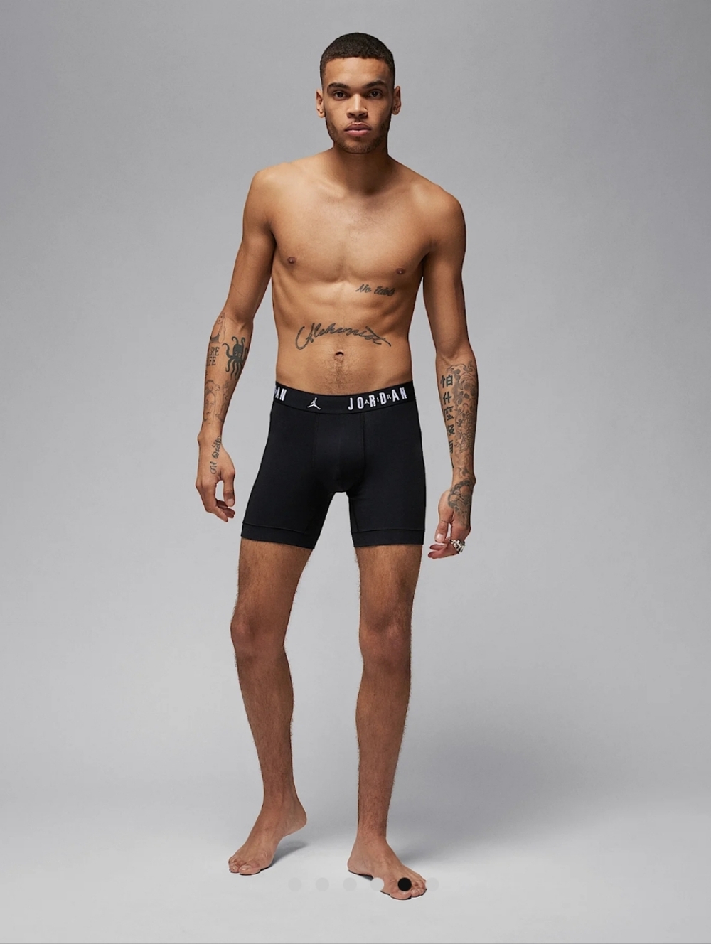 Nike Jordan Flight Cotton Stretch Boxer Briefs 3 Pack L
